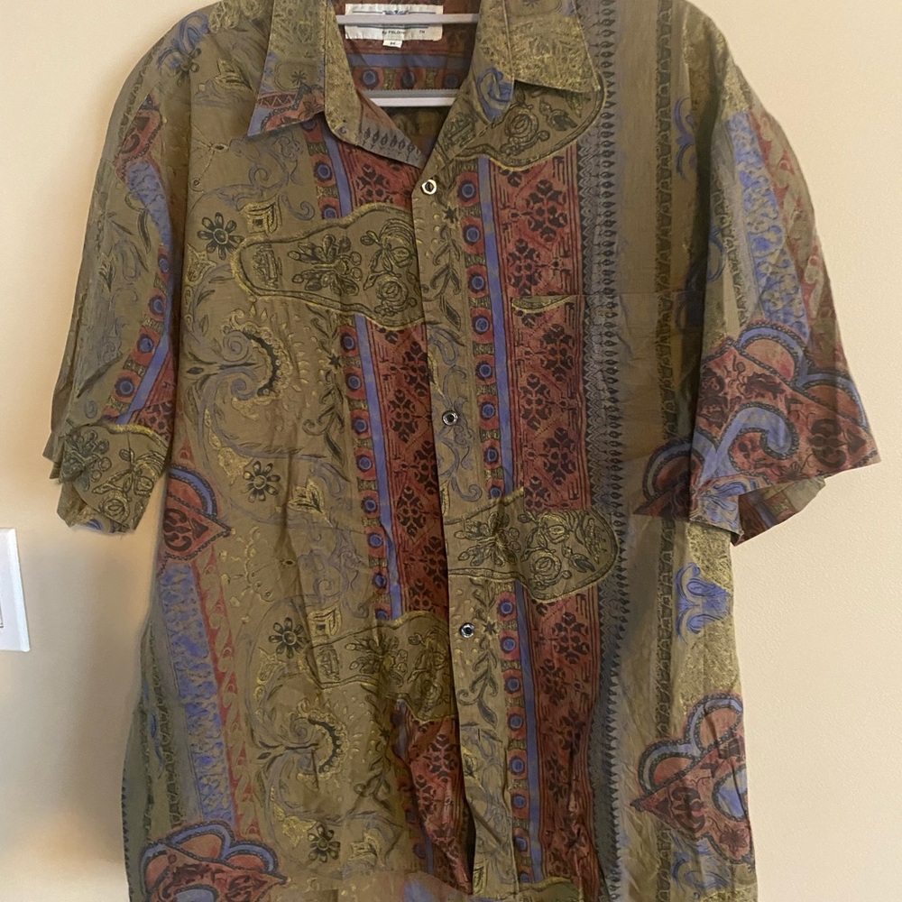 Men’s spring/summer, vintage button down shirt